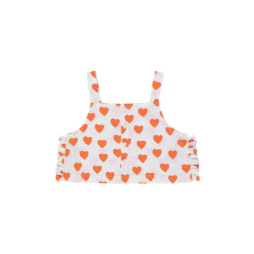 Crop top kid - coeurs -...