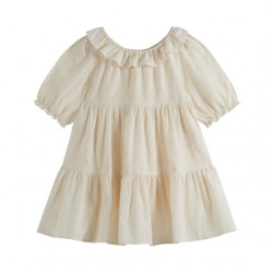 Robe kid - broderie anglaise chantilly - Emile & Ida