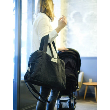 Sac à Langer Darcy Noir - Rive Droite