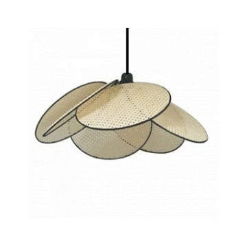 Suspension Cannage Naturel et Noir