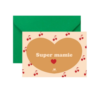 Carte - super mamie - Ma...