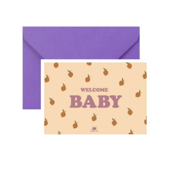 Carte - welcome baby - Ma...