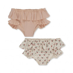 Lot de 2 culottes de bain Manuca Bébé - cherry - Konges Slojd