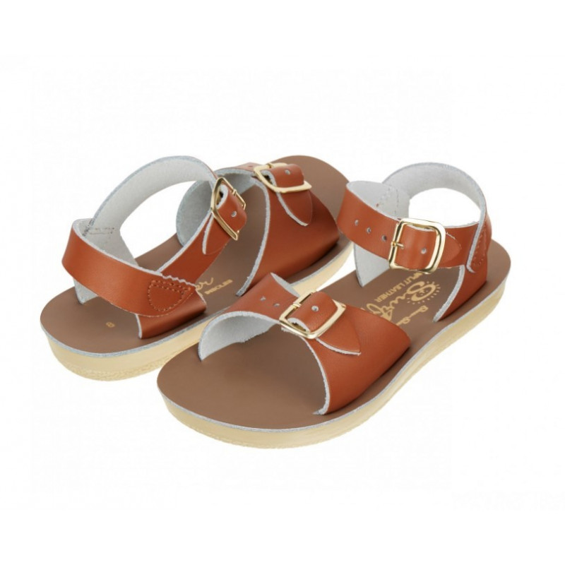 Sandales Enfants Surfer Brun Roux - Salt Water