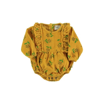 Barboteuse jaune moutarde...