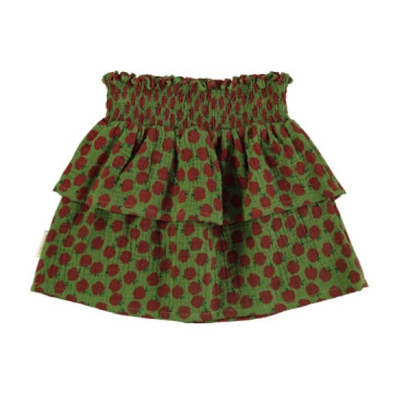 Jupe vert olive enfant -...