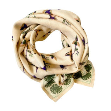 Foulard Latika - cerisier...
