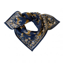 Foulard Manika - bengale orage - Apaches Collections