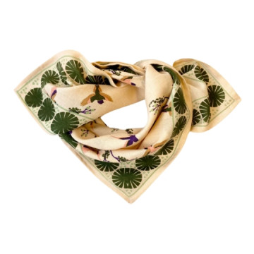 Foulard Manika - cerisier...