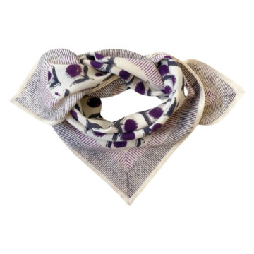 Foulard Manika - lotus...