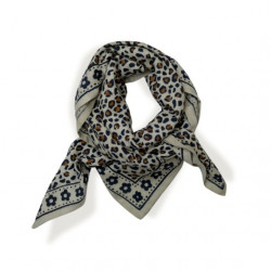 Foulard "mon grand indispensable" - léo kaki - Love Explorers