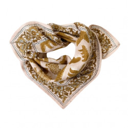 Foulard Manika - ours macadamia - Apaches Collections