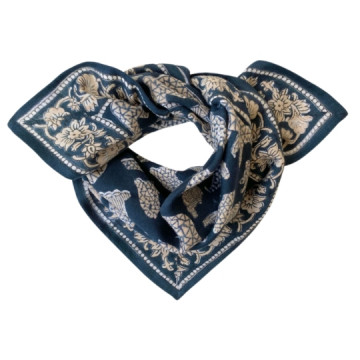 Foulard Manika - ours orage...