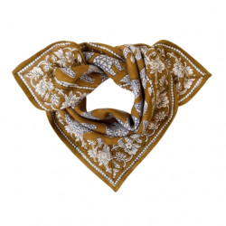 Foulard Manika - ours tapenade - Apaches Collections