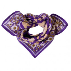 Foulard Manika - ours violet - Apaches Collections