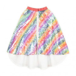 Cape à sequins arc-en-ciel - multicolore - Ratatam