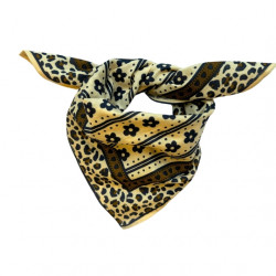 Foulard "mon petit indispensable" - flower brown - Love Explorers