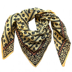 Foulard "mon grand indispensable"- flower pink - Love Explorers