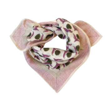 Foulard Manika - lotus kaki...