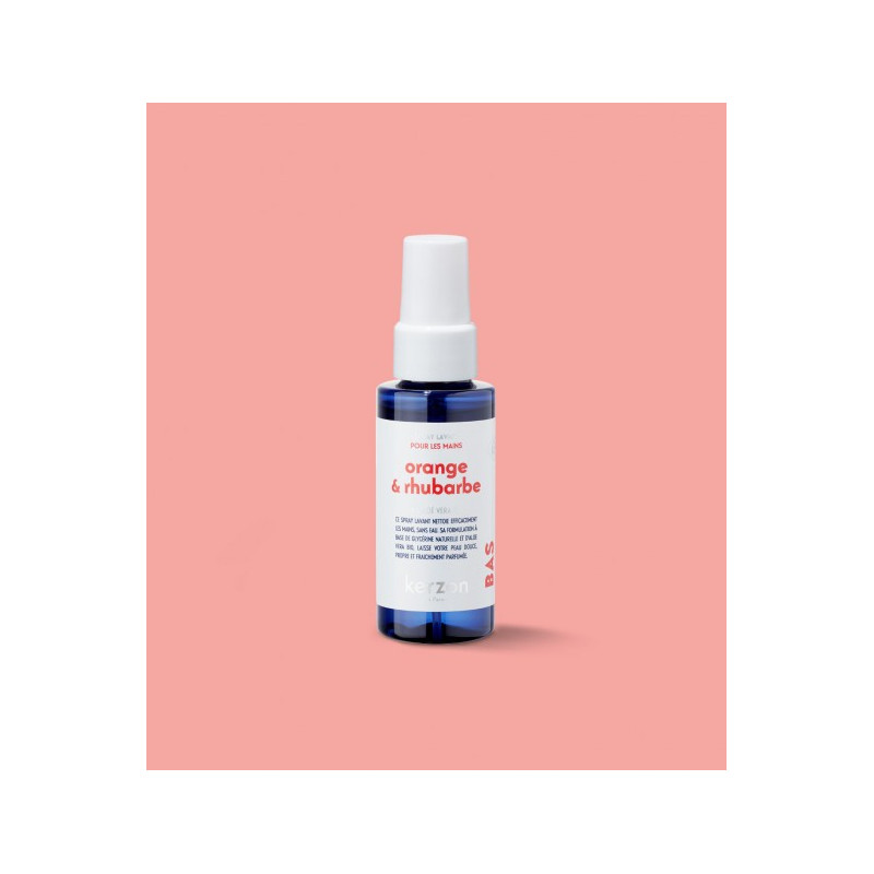 Spray Lavant Main Orange et Rhubarbe - Kerzon Paris