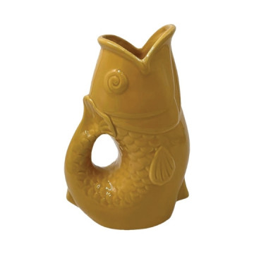 Vase poisson safran - grand...