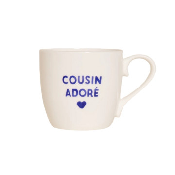 Mug cousin adoré - bleu -...