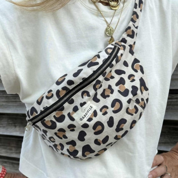 Sac banane léopard -...