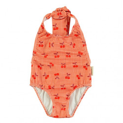 Maillot de bain enfants - corail / cerises - Piupiuchick