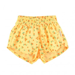 Short enfants - jaune / fleurs - Piupiuchick