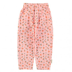 Pantalon enfants - rose / fleurs - Piupiuchick