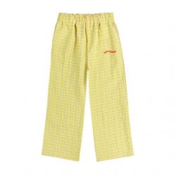 Pantalon enfant vichy - jaune - Bobo Choses