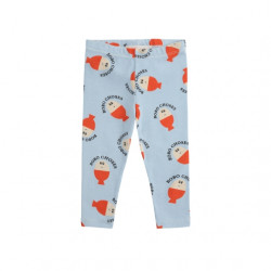 Legging bébé morning egg all over - bleu clair - Bobo Choses