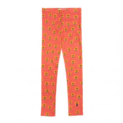 Legging enfant sunflower all over - rouge - Bobo Choses