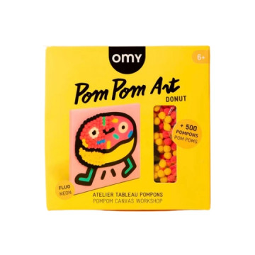 Pom pom art - donut - OMY