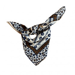 Foulard "mon petit indispensable" - flower brown - Love Explorers