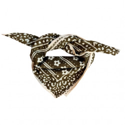 Foulard "mon petit indispensable" - flower green - Love Explorers