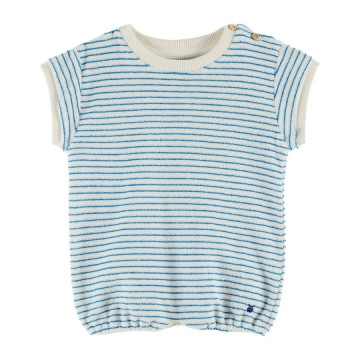 Combi-bloomer - rayure azur...