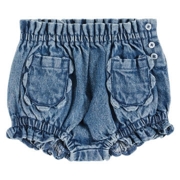 Bloomer à fleurs - denim -...