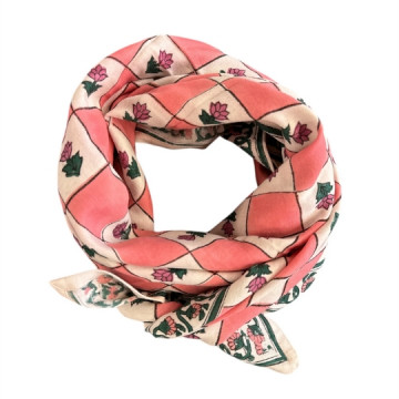 Foulard adulte Flo - rose -...