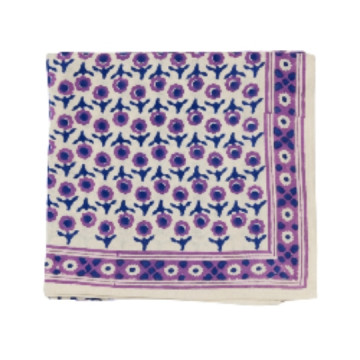 Grand foulard Isha - cassis...