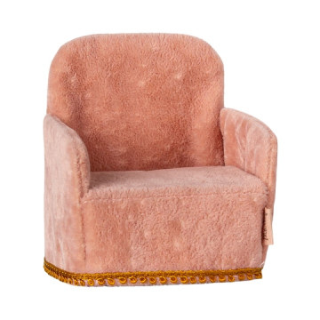 Fauteuil souris - rose -...
