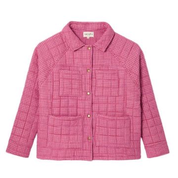 Veste Kamal - khadi fuchsia...
