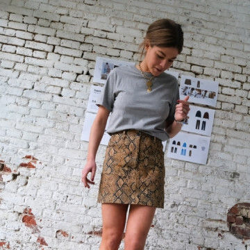 T-shirt Marcel - gris -...