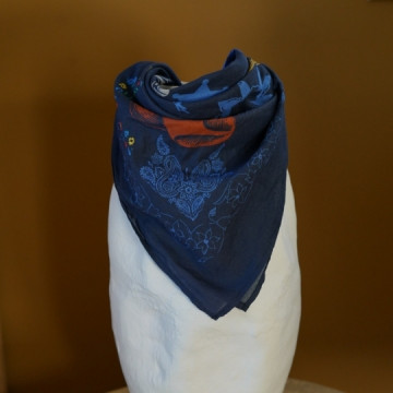 Foulard Georges - marine -...