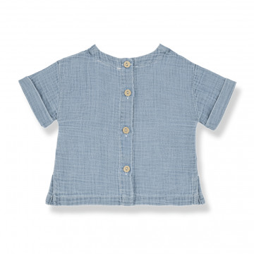T-shirt Benedetto - denim -...