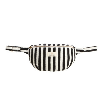 Sac banane - rayures noires...