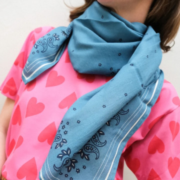Grand foulard Jade -...