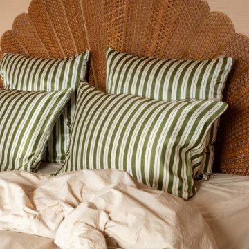 Taie d'oreiller en soie -...