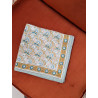 Foulard Absynthe Bleu ciel Fleuri - Bonheur du jour Foulard Absynthe Bleu ciel Fleuri - Bonheur du jour