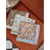 Foulard Absynthe Bleu ciel Fleuri - Bonheur du jour Foulard Absynthe Bleu ciel Fleuri - Bonheur du jour